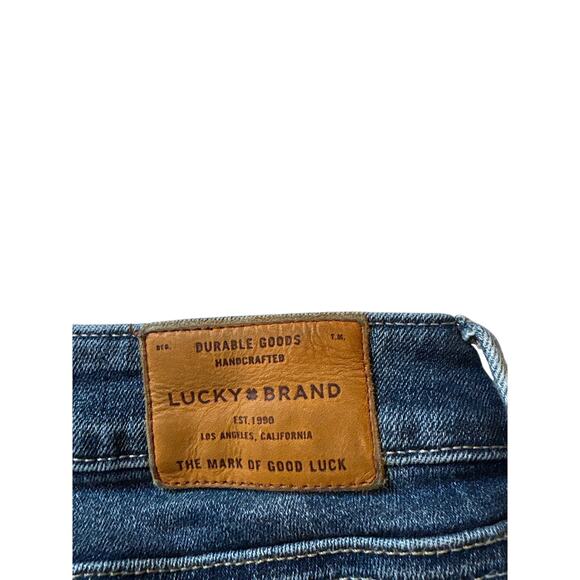 Lucky Brand Jeans Womens Size 6/28 Lolita Skinny Stretch Distressed Denim Preppy - Picture 4 of 11